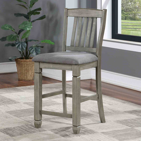 Anaya Counter Height Dining Table, Set & Chairs with Wine Storage - 2 Counter Chairs