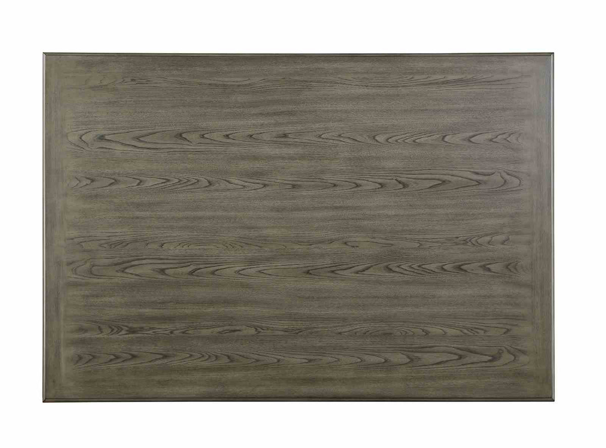 Anaya Counter Height Dining Table, Set & Chairs with Wine Storage - Slat Back Chairs in Wire-Brushed Gray – Gray, view 6