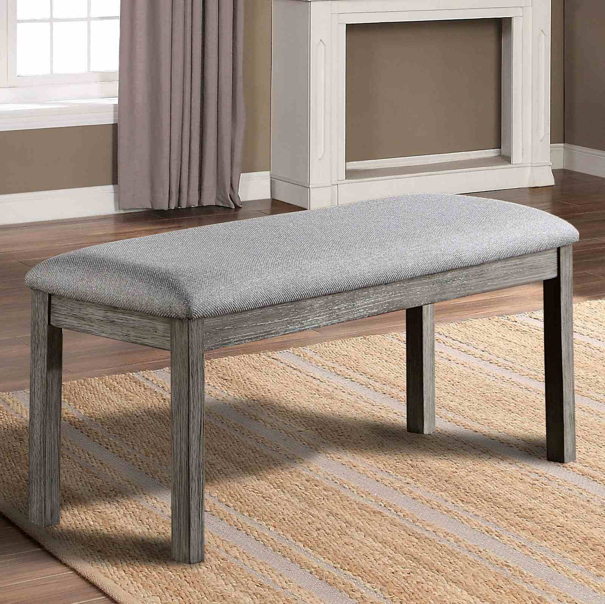 Laquila Rustic 60" Trestle Dining Collection - Bench