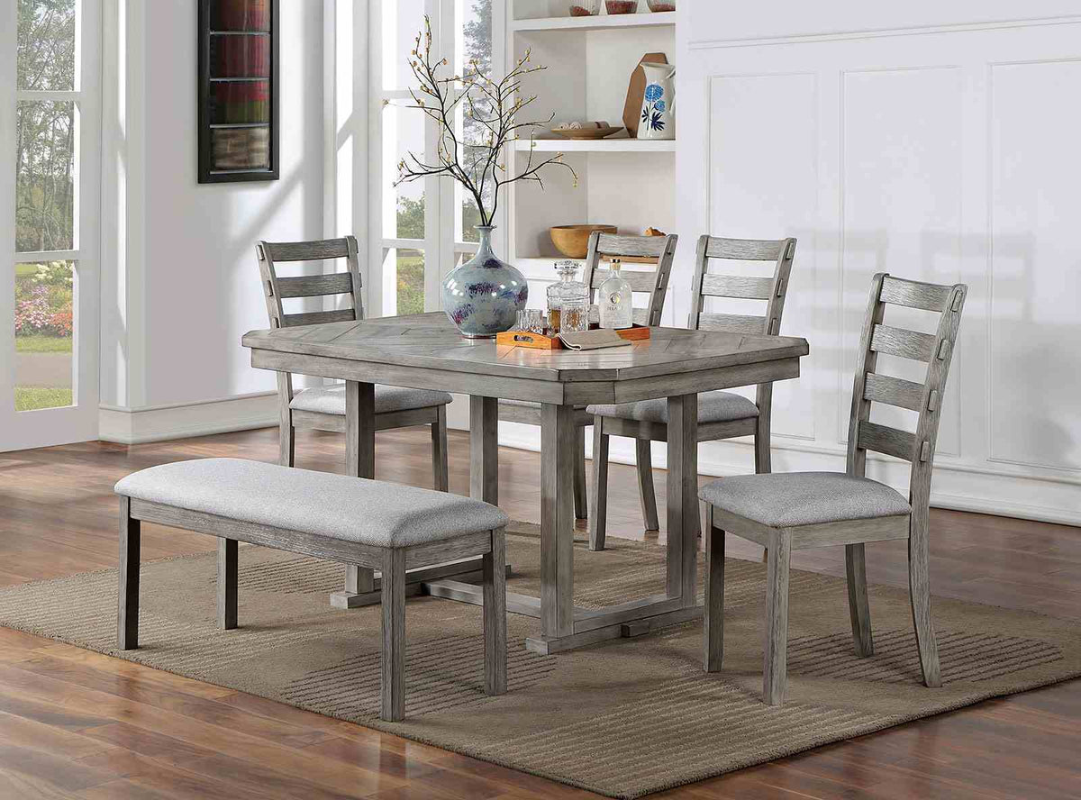 Laquila Rustic 60" Trestle Dining Collection - Table Only (60")