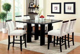 Luminar II Contemporary 54" Counter Height Dining Table & Sets - Counter Height Table Only (54")