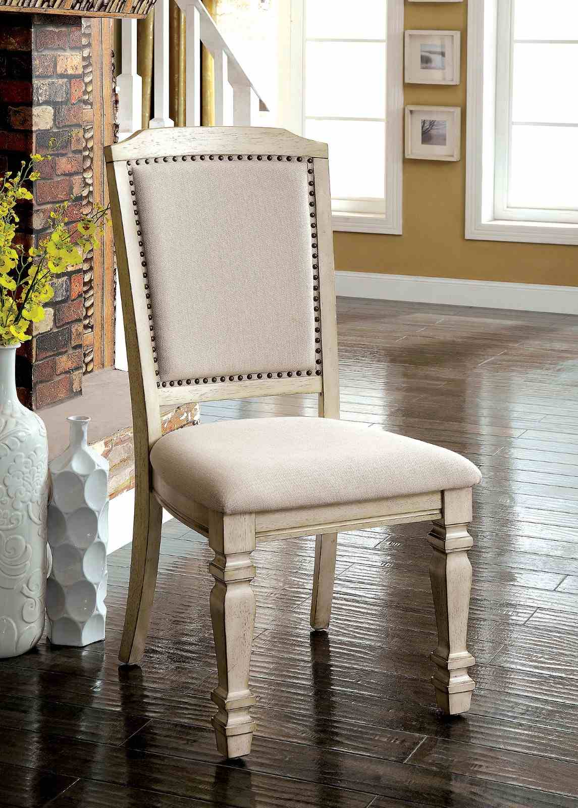 Holcroft Transitional Upholstered Dining Chairs, Set of 2 - 