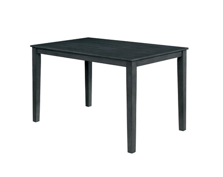 Fafnir Transitional Dining & Counter Height Sets - Padded Slat Back Chairs in Weathered Gray & Beige – Gray & Beige, view 8