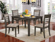 Fafnir Transitional Dining & Counter Height Sets - 5pcs- 48" Dining Table + 4 Chairs