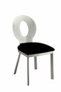 Valo Contemporary Oval Back Dining Side Chairs, Set of 2 - 