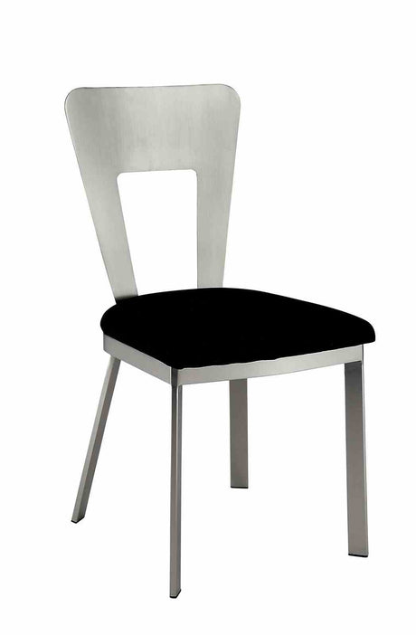 Nova Contemporary 60" Glass Top Dining Table & Set - 2 Side Chairs