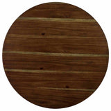 Blackwood Transitional 5-Piece Round Dining Set - 36" Table & Padded Leatherette Chairs in Walnut – Brown, view 2