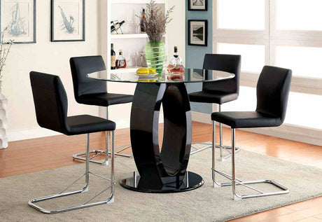 Lodia Contemporary Counter Height Chairs, Set of 2 - 