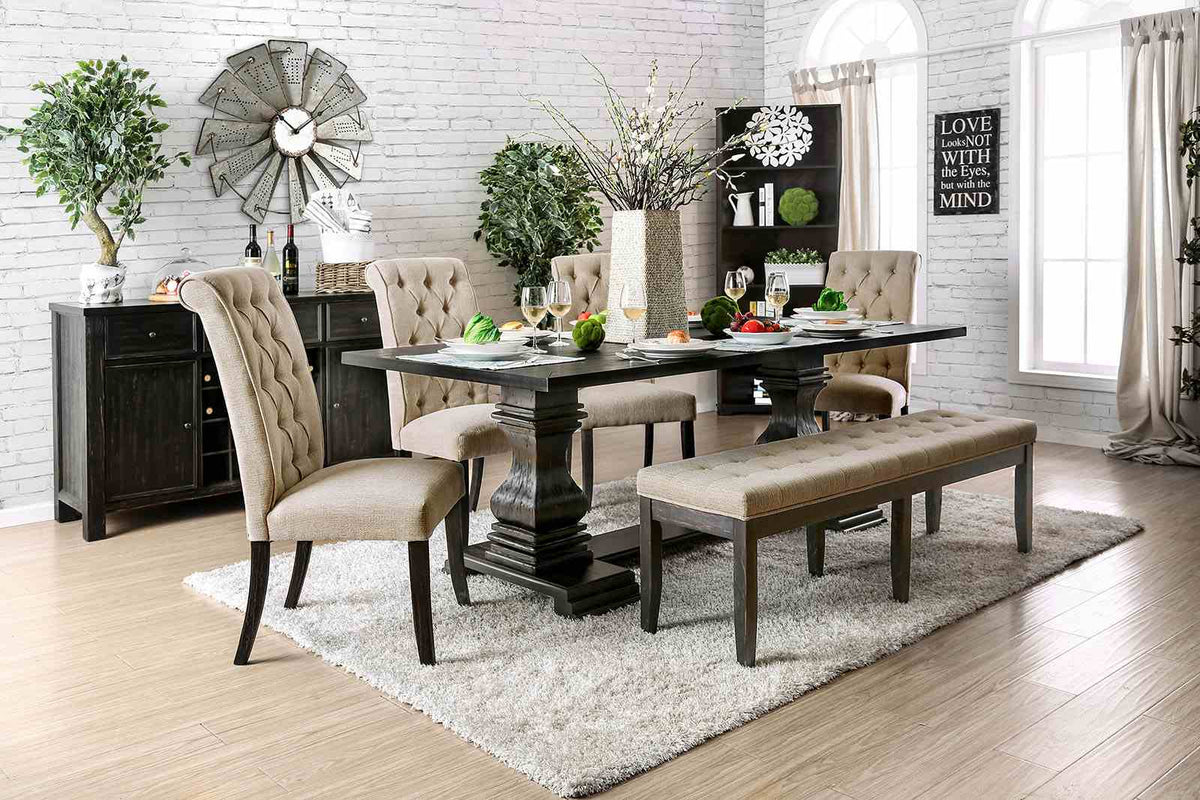 Nerissa Rustic Dining Collection - Trestle Table Only (84")