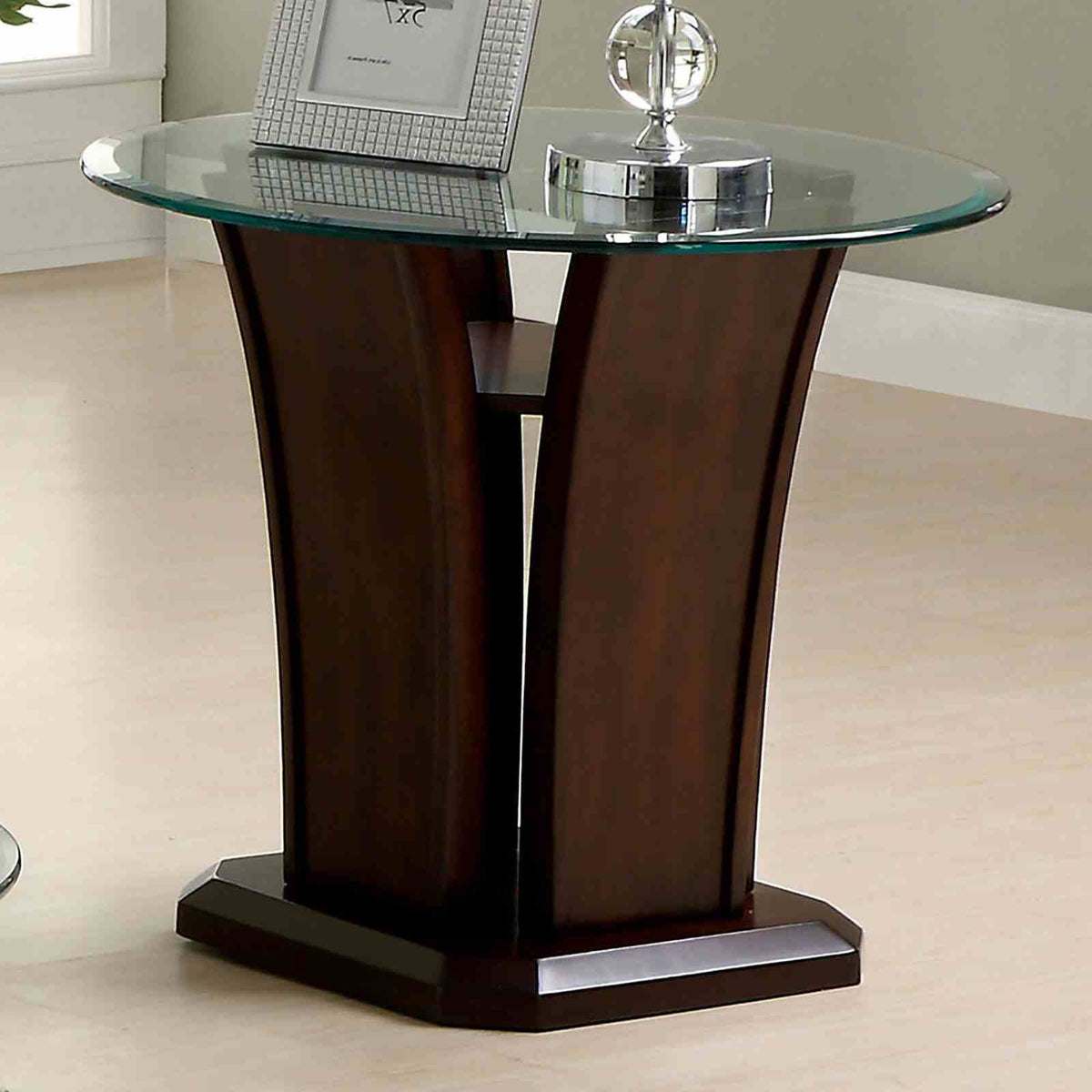 Manhattan IV Contemporary Coffee, End & Sofa Tables - End Table