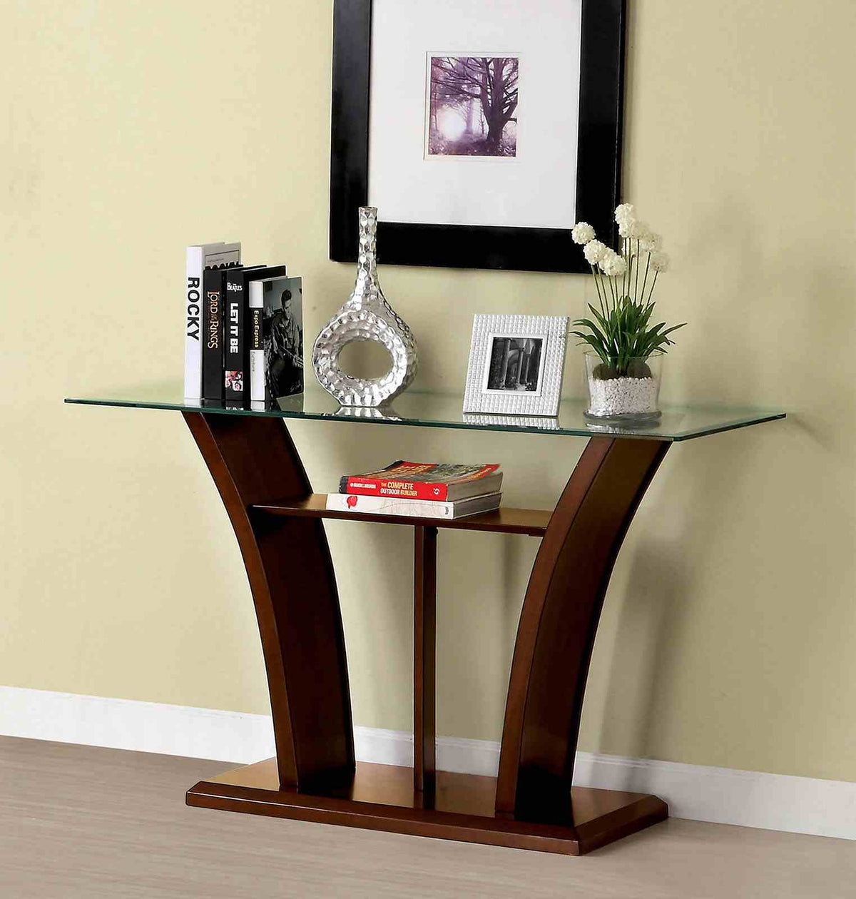 Manhattan IV Contemporary Coffee, End & Sofa Tables - Sofa Table