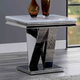 Villarsglane Glam Faux Marble Occasional Tables - End Table