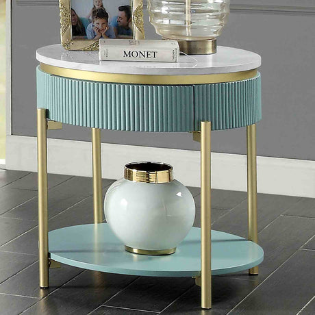 Koblenz Glam Occasional Tables - End Table