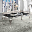 Wetzikon Glam Stainless Steel & Glass Occasional Tables - Coffee Table