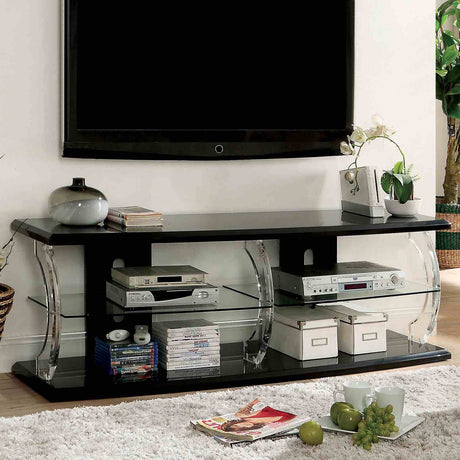 Ernst Contemporary 60" TV Stand - Black