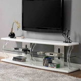Ernst Contemporary 60" TV Stand - White
