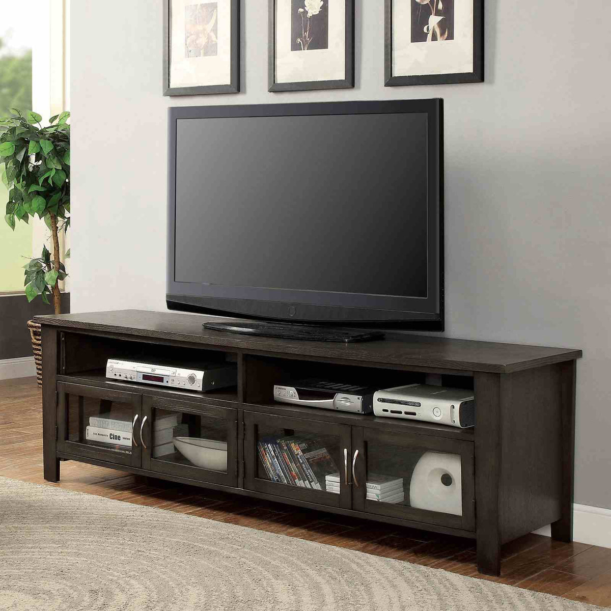 Alma Transitional TV Stand - 72"