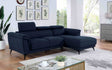 Napanee Contemporary Right-Chaise Sectional & Armless Chaise Chair - Sectional