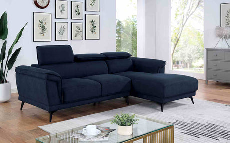 Napanee Contemporary Right-Chaise Sectional & Armless Chaise Chair - Sectional