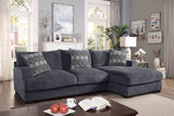 Kaylee Modular Chenille Sectional - L-Shaped Sectional - Right Chaise
