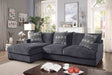 Kaylee Modular Chenille Sectional - L-Shaped Sectional - Left Chaise