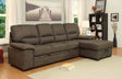 Alcester Contemporary Sleeper Sectional with Storage Chaise