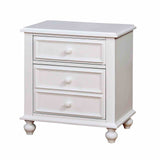 Olivia Camelback Upholstered Youth Bed, Bedroom Set & Case Pieces - Button-Tufted Leatherette with Turned Legs in White – White, view 14