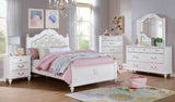 Belva Traditional Upholstered Youth Bed, Bedroom Set & Case Pieces - Twin Bed Only