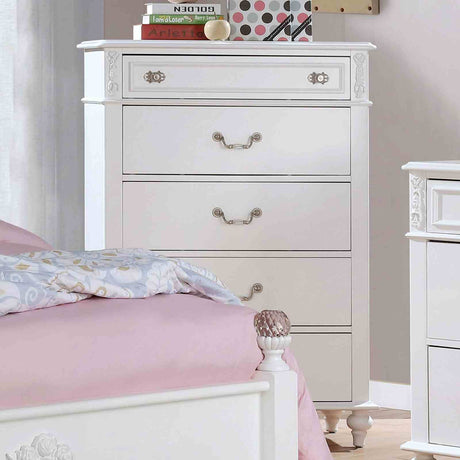 Belva Traditional Upholstered Youth Bed, Bedroom Set & Case Pieces - Chest
