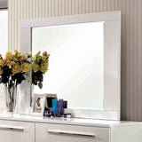 Clementine Contemporary Upholstered LED Bed & Bedroom Collection - Mirror