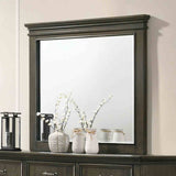 Houston Traditional Queen Panel Bed & Bedroom Collection - Mirror