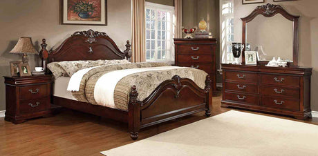 Mandura Traditional Low Post Bed & Bedroom Collection - Queen Bed Only