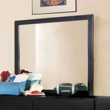 Lennart II Mid-Century Modern Platform Bed, Bedroom Set & Case Pieces - Mirror