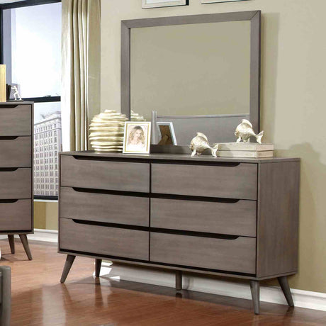 Lennart Mid-Century Modern Bed & Bedroom Collection - Dresser