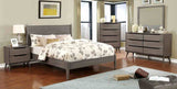 Lennart Mid-Century Modern Bed & Bedroom Collection - Queen Bed Only