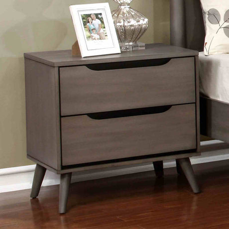 Lennart Mid-Century Modern Bed & Bedroom Collection - Nightstand