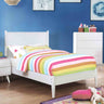 Lennart II Mid-Century Modern Platform Bed, Bedroom Set & Case Pieces - Twin Bed Only