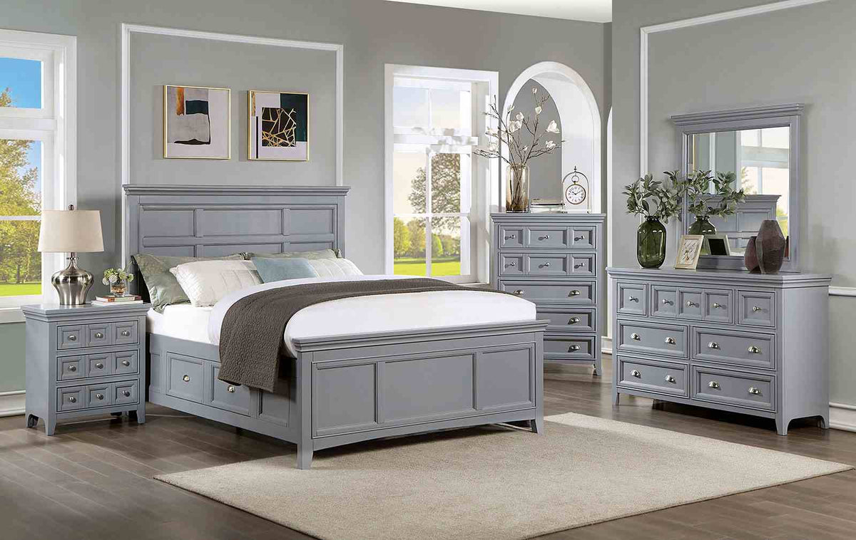 Castlile Transitional Storage Bed & Bedroom Collection - Full Bed Only