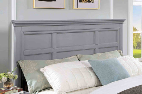 Castlile Transitional Storage Bed & Bedroom Collection - Underbed Drawers, Crown Molding & USB Nightstand in Gray – Gray, view 8