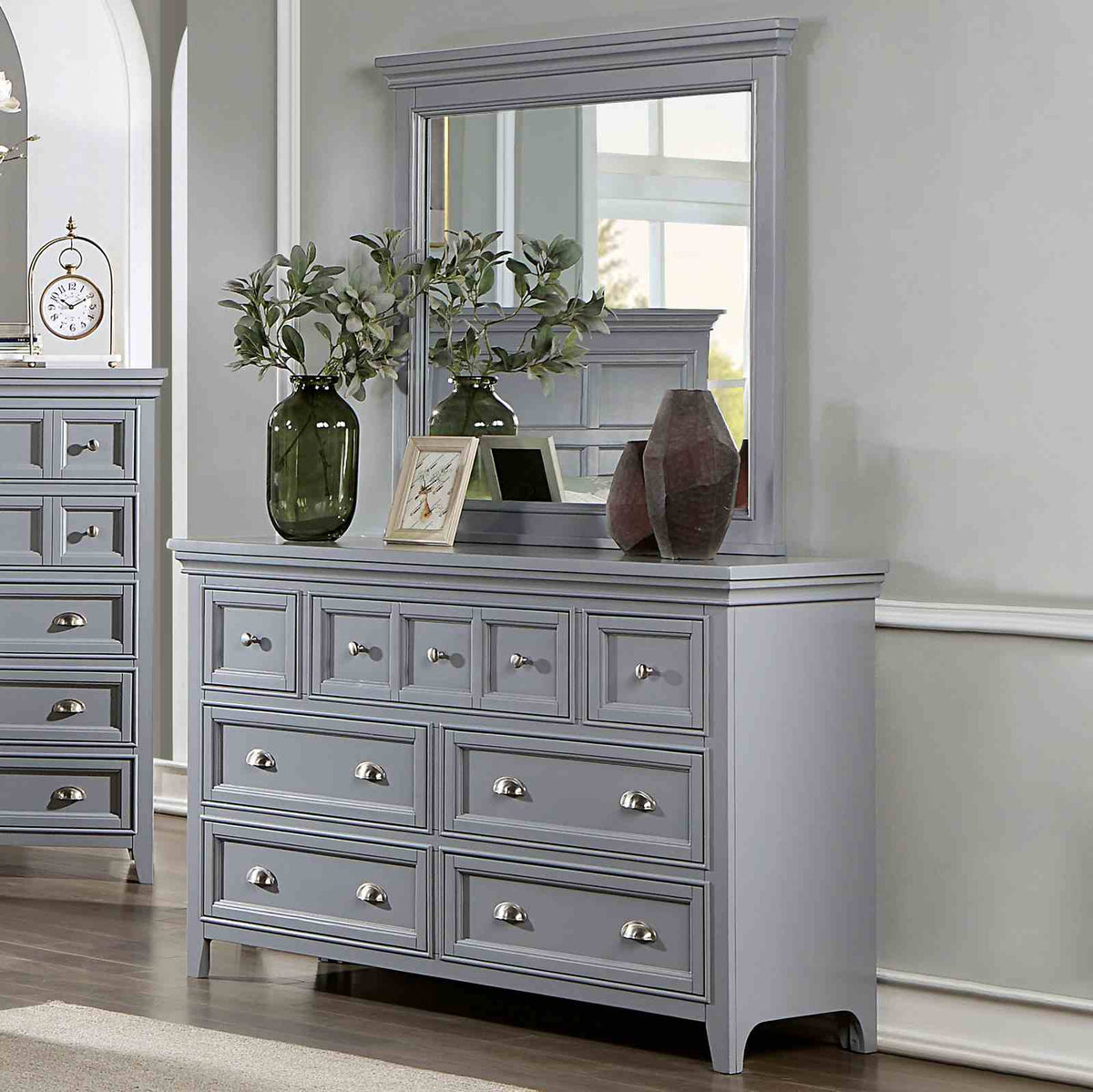 Castlile Transitional Storage Bed & Bedroom Collection - Dresser