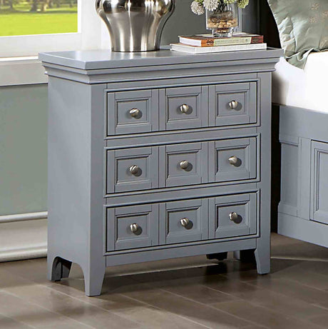 Castlile Transitional Storage Bed & Bedroom Collection - Nightstand with USB