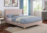 Pearl Contemporary Upholstered Platform Bed - Full
