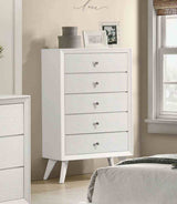 Dortmund Contemporary Bed, Bedroom Set & Case Pieces - Chest