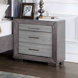 Raiden Transitional LED Bed, Bedroom Set & Case Pieces - Nightstand w/ USB