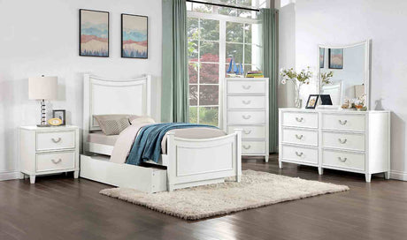 Lycoris Transitional Poster Bed & Youth Bedroom Set - Twin Bed Only