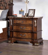 Esparanza Traditional Button-Tufted Bed & Bedroom Collection - Nightstand