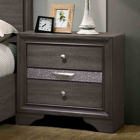 Chrissy Contemporary Storage Bed, Bedroom Set & Case Pieces - Nightstand
