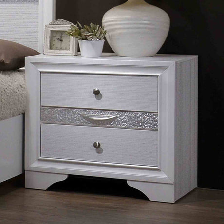 Chrissy Contemporary Storage Bed, Bedroom Set & Case Pieces - Nightstand