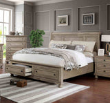 Wells Transitional Storage Bed & Bedroom Collection - Queen Bed Only