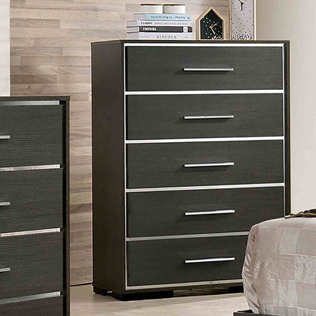 Camryn Contemporary LED Platform Bed & Bedroom Collection - Chest